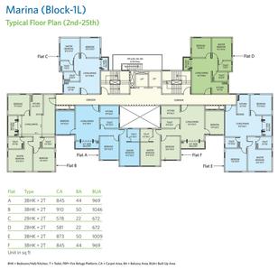 Project Image of 541.0 - 1455.0 Sq.ft 2 BHK Apartment for buy in Siddha Eden Lakeville