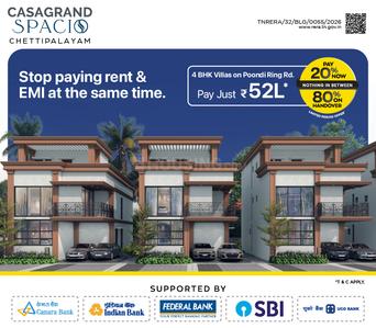 Project Image of 3458.0 - 3502.0 Sq.ft 4 BHK Villa for buy in Casagrand Spacio