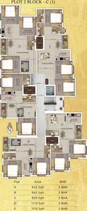 Project Image of 765.0 - 1120.0 Sq.ft 2 BHK Apartment for buy in Rajwada Marvella