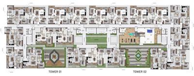 Project Image of 653.91 - 1485.56 Sq.ft 2 BHK Apartment for buy in MSR Passion Square
