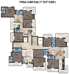 Project Image of 1000.0 - 1560.0 Sq.ft 3 BHK Apartment for buy in Vista Ali Enclave