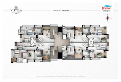 Project Image of 1079.0 - 1628.0 Sq.ft 2 BHK Apartment for buy in Skyline Vistara