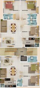 Project Image of 1119.0 - 1632.0 Sq.ft 2 BHK Apartment for buy in RJ Signature