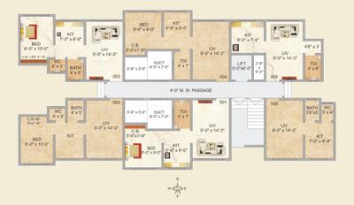 Project Image of 176.0 - 398.0 Sq.ft 1 BHK Apartment for buy in Crystal New Era