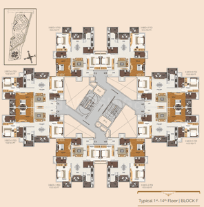 Project Image of 615.0 - 1533.0 Sq.ft 1 BHK Apartment for buy in Skylark Royaume
