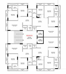 Project Image of 589.75 - 726.89 Sq.ft 2 BHK Apartment for buy in Radhe Vrundavan Lake view