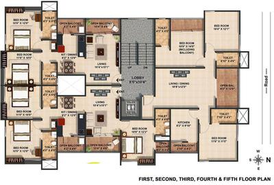 Project Image of 715.91 - 996.95 Sq.ft 2 BHK Apartment for buy in Skyline Trimurti