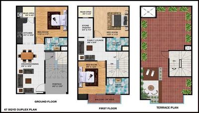 Project Image of 615.0 - 1580.0 Sq.ft 1 BHK Villa for buy in Globus Palm Greens