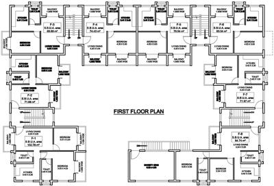 Project Image of 678.56 - 1106.31 Sq.ft 1 BHK Apartment for buy in B And F Amber Gardens Phase II