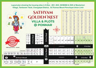 Sathyam Golden Nest Layout Plan 1