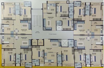 Project Image of 0.0 - 693.0 Sq.ft 2 BHK Apartment for buy in Hussaini Alif Apartment