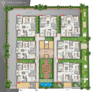 Project Image of 1560.0 - 1945.0 Sq.ft 3 BHK Apartment for buy in Sanvi Meadows