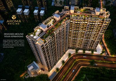 Project Image of 389.01 - 613.33 Sq.ft 1 BHK Apartment for buy in Aroma Skyline