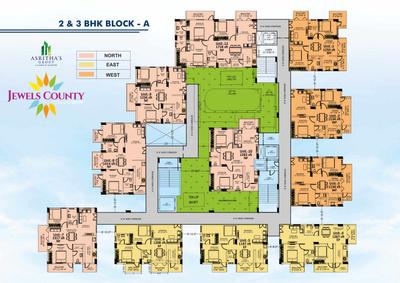 Project Image of 1134.0 - 1955.0 Sq.ft 2 BHK Apartment for buy in Asrithas Jewels County