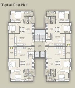 Project Image of 0.0 - 1189.95 Sq.ft 2 BHK Apartment for buy in Blueriver Pacific Blue