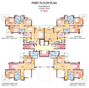 Project Image of 2615.0 - 8580.0 Sq.ft 3 BHK Apartment for buy in Parsvnath Exotica