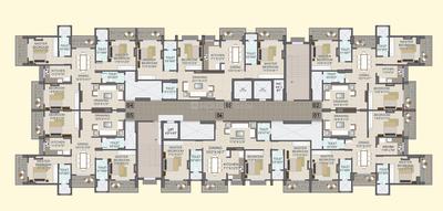 Project Image of 1417.34 - 1443.0 Sq.ft 3 BHK Apartment for buy in Nutan Lotus Elegance