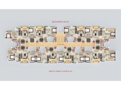 Project Image of 639.0 - 768.0 Sq.ft 1 BHK Apartment for buy in GBK Vishwajeet Pink City