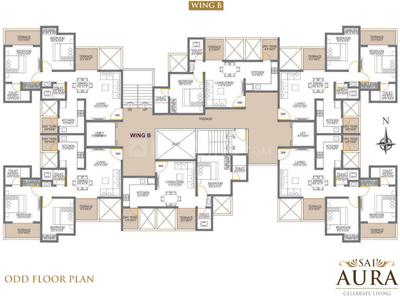 Project Image of 349.0 - 640.0 Sq.ft 1 BHK Apartment for buy in Sai Aura