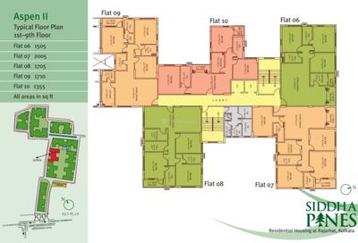 Project Image of 1760 Sq.ft 3 BHK Apartment / Flat for sale in Rajarhat for Rs. 16000000