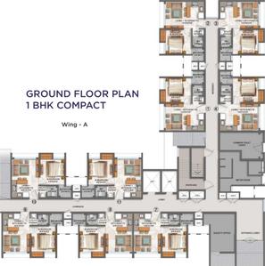 Project Image of 0.0 - 333.0 Sq.ft 1 BHK Apartment for buy in Lodha Palava Azzurra A To D