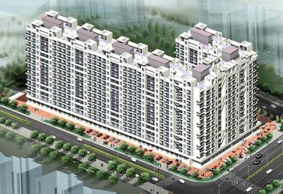 Parasnath Parshwa Heights G Wing Elevation 1