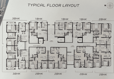 Project Image of 535.31 - 903.19 Sq.ft 1 BHK Apartment for buy in Fortune Aura Blue