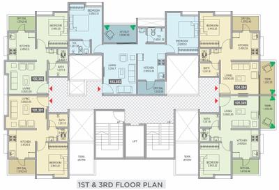 Project Image of 0.0 - 668.0 Sq.ft 2 BHK Apartment for buy in Shriaunsh One Shriaunsh