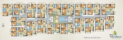 Project Image of 379.75 - 885.12 Sq.ft 2 BHK Apartment for buy in Abhee Nandana Block C
