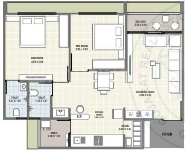Project Image of 0.0 - 652.51 Sq.ft 2 BHK Apartment for buy in Vijay Harihar Avenue
