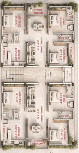 Project Image of 0.0 - 1774.97 Sq.ft 3 BHK Apartment for buy in Nirvana Meadows