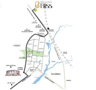 Project Image of 600.0 - 1180.0 Sq.ft 1 BHK Apartment for buy in Meghna Bliss