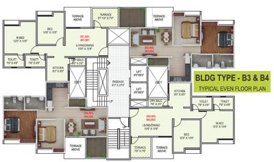 Project Image of 574.9 - 671.56 Sq.ft 2 BHK Apartment for buy in F5 Green County