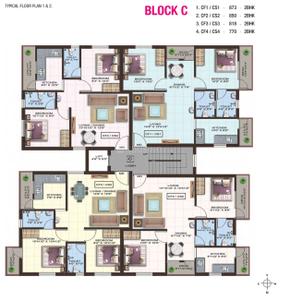 Project Image of 873.0 - 1315.0 Sq.ft 2 BHK Apartment for buy in Colorhomes Gates