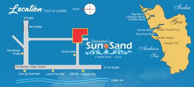 Project Image of 871 Sq.ft 1 BHK Apartment / Flat for sale in Candolim for Rs. 10000000