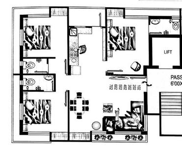 Ekdant Heights Tower A Cluster Plan 1