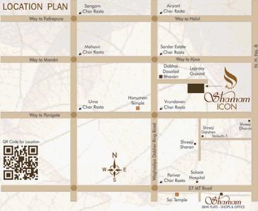 Project Image of 735.0 - 1065.0 Sq.ft 2 BHK Apartment for buy in Shreeji Sharnam Icon