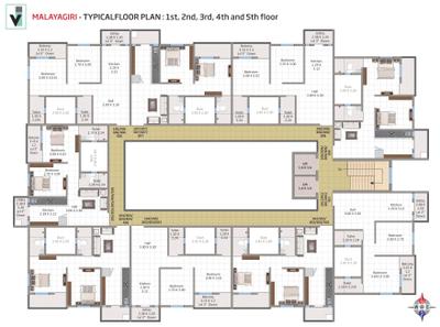 Project Image of 850.0 - 940.0 Sq.ft 2 BHK Apartment for buy in Kanchan Ganga ll