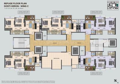 Project Image of 0.0 - 322.0 Sq.ft 1 BHK Apartment for buy in Dosti Nest