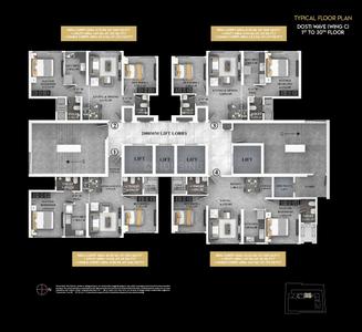 Project Image of 768.0 - 1191.0 Sq.ft 2 BHK Apartment for buy in Dosti Eastern Bay