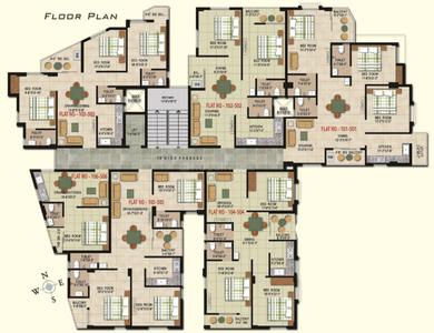 Project Image of 337.0 - 1193.0 Sq.ft 1 BHK Apartment for buy in Revol Mulk MBN Homes