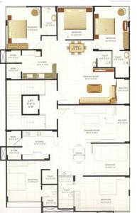 Project Image of 2232.0 - 2340.0 Sq.ft 3 BHK Apartment for buy in Shivam Rudra Flora