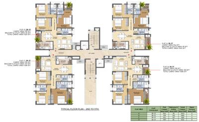 Project Image of 1466.0 - 1859.0 Sq.ft 3 BHK Apartment for buy in Realmark Amora