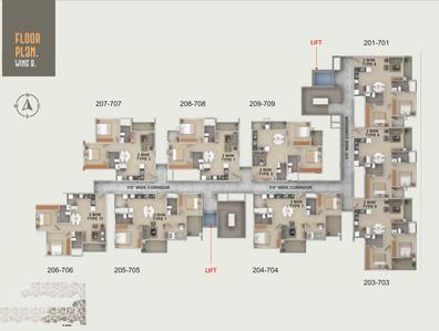 Project Image of 945.0 - 1135.0 Sq.ft 2 BHK Apartment for buy in Sumadhura Aspire Amber