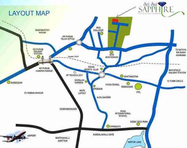 Project Image of 1122.0 - 1401.0 Sq.ft 2 BHK Apartment for buy in Sri Sai Sapphire