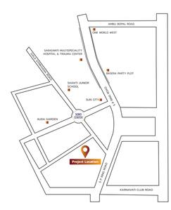 Project Image of 1800 Sq.ft 3 BHK Apartment / Flat for sale in South Bopal for Rs. 8500000