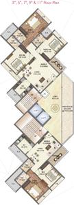 Project Image of 1226.0 - 1717.0 Sq.ft 2 BHK Apartment for buy in Vinay Vedanta