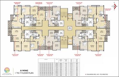 Project Image of 393.74 - 625.0 Sq.ft 1 BHK Apartment for buy in Chandrangan Revanta A Wing