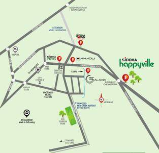 Siddha Happyville Location Plan 3