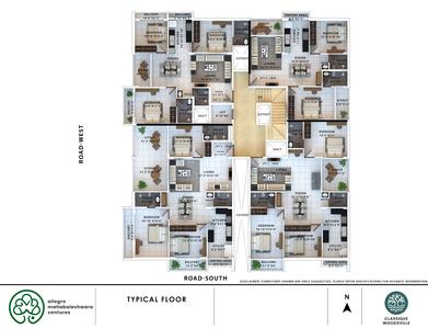 Project Image of 1168.0 - 1169.0 Sq.ft 2 BHK Apartment for buy in Classique Woodsville